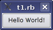 Screenshot: Hello World!